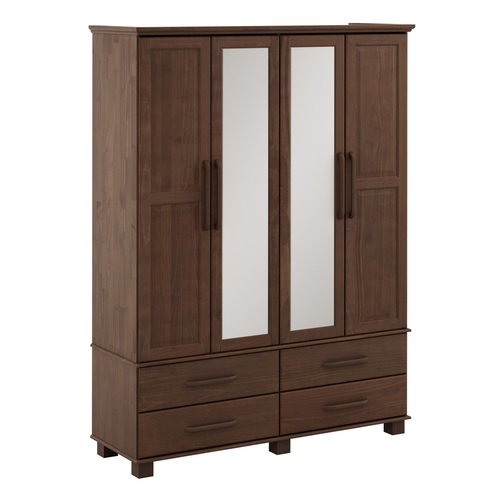 Guarda Roupa 2252WN  Bipartido 4  / 4 G Linha Ouro AG