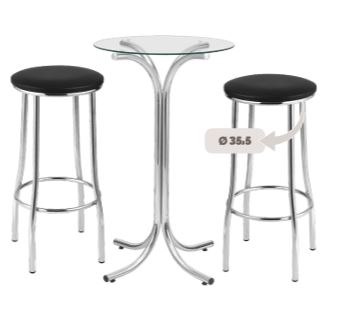 Conjunto Mesa+Banquetas Luna AG