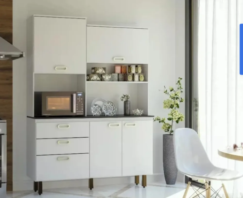 Cozinha Compacta 4 P 3 G Branco