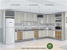 COZINHA  PLANEJADA MEZZO BIANCO / CARVALHO MOCACINO