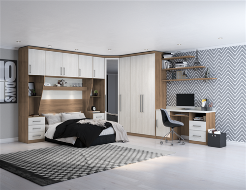 DORMITÓRIO MODULADO CASAL LINHA CASTANHO