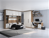 DORMITÓRIO MODULADO CASAL LINHA CASTANHO