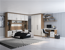 Dormitório Modulado Casal Linha Castanho