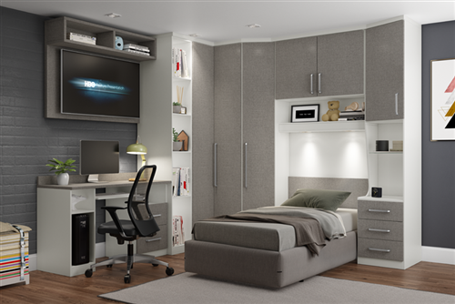 DORMITORIO MODULADO SOLTEIRO LINHA TX / PIOMBO