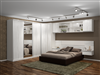 DORMITORIO MODULADO LINHA PORTAS DE CORRER BRANCA / NORDIC