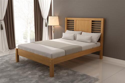 Cama de Casal Nápoles Madeira Maciça