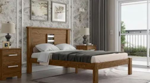 Cama Solteiro Belíssima Tubos Cromados