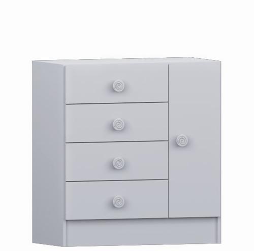 Cômoda 4 gavetas + 1 porta