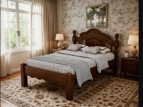 Cama Casal Andressa Madeira Maciça