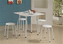 Conjunto de mesa Nádia + 4 banquetas